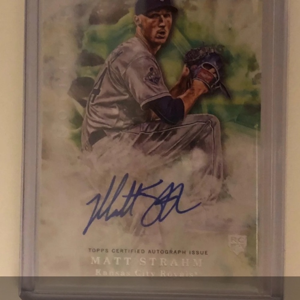 Matt Strahm Topps Certified Autograph